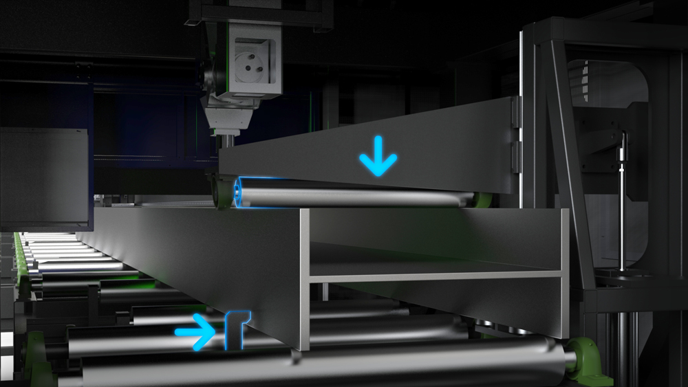 Pentalaser-machine-Rhino Series H-balk lasersnijmachine-fixture-limit-system