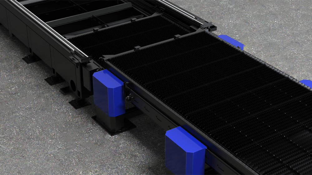Pentalaser.nl-BOLT VII serie lasersnijmachine-hydraulische-wisselpallets